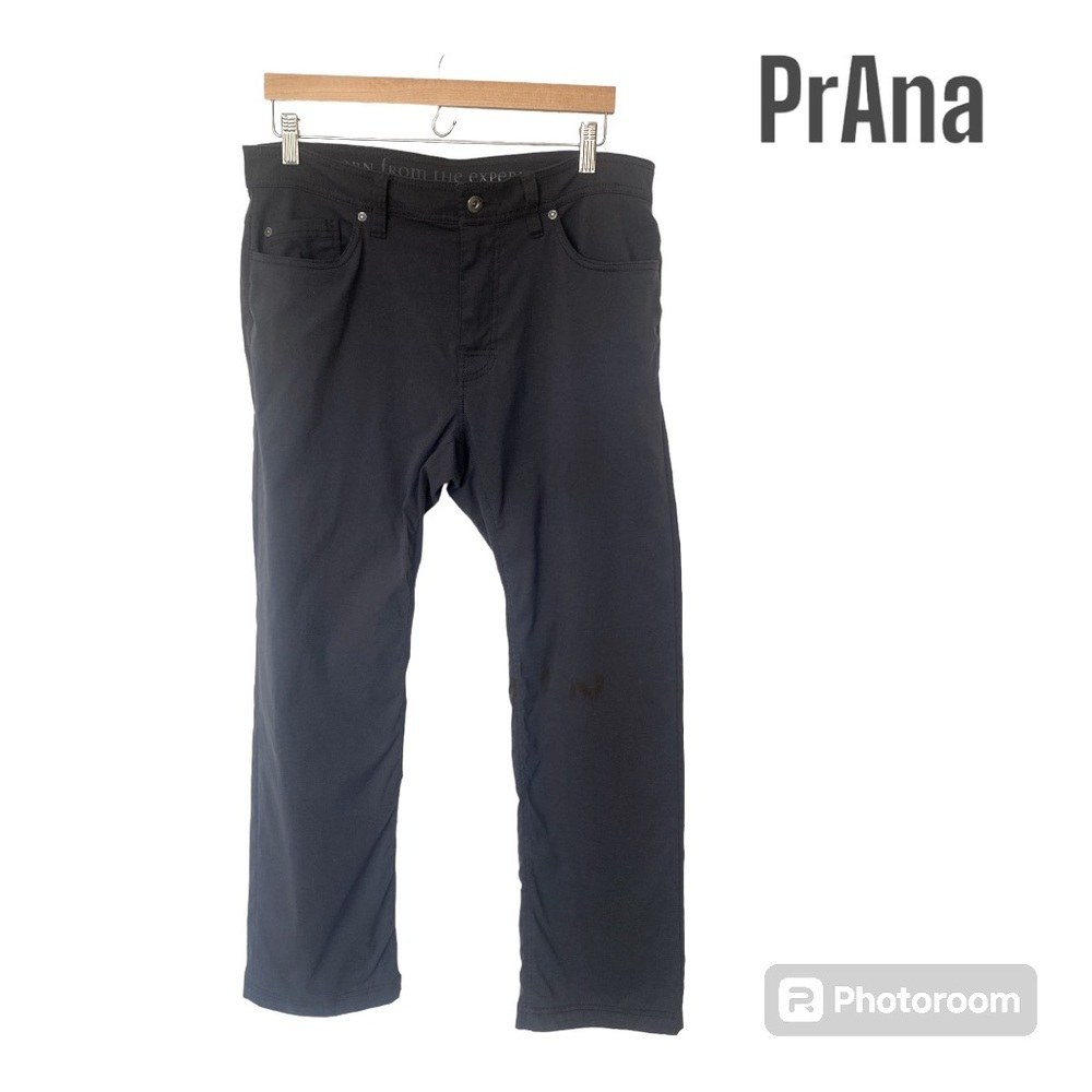 Prana Men's Grey Slim Fit Pants